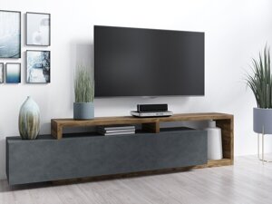 TV-Tisch Austin G103 (Matera grau + Fichte dunkel)