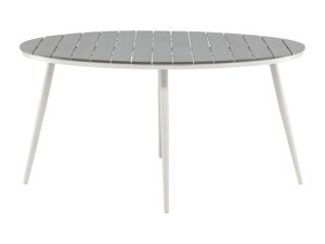 Outdoor-Tisch Dallas 2832 (Weiß + Grau)