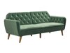 Καναπές κρεβάτι Novogratz 106 (Ανοιχτό πράσινο)