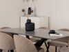 Маса и столове за трапезария Dallas 3035 (Beige + Черен)