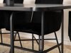 Маса и столове за трапезария Dallas 2788 (Черен)