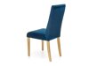 Καρέκλα Houston 1216 (Μπλε + Ανοιχτό χρώμα ξύλου)