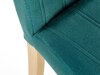 Καρέκλα Houston 1216 (Σκούρο πράσινο + Ανοιχτό χρώμα ξύλου)