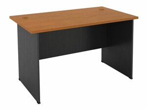 Τραπέζι γραφείου Mesa 121 (Σκούρο γκρι + Κερασί)
