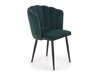 Καρέκλα Houston 975 (Σκούρο πράσινο + Μαύρο)