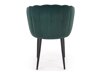Стол Houston 975 (Тъмно зелено + Черен)
