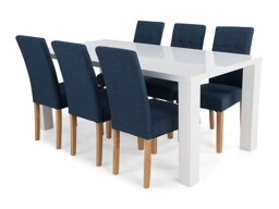 Маса и столове за трапезария Scandinavian Choice 548 (Син)