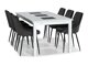 Маса и столове за трапезария Scandinavian Choice 758 (Сив)