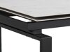 Tisch Oakland 390 (Weißer Marmor + Schwarz)
