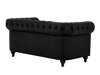 Chesterfield conjunto de muebles tapizado Manor House B106 (Negro)