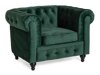 Chesterfield conjunto de muebles tapizado Manor House B107 (Verde)