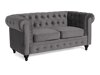 Chesterfield set mobilier tapițat Manor House B107 (Gri inchis)