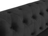 Canapea chesterfield Manor House B115 (Negru)