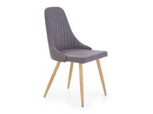 Καρέκλα Houston 580 (Σκούρο γκρι + Ανοιχτό καφέ)