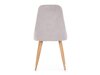 Καρέκλα Houston 580 (Ανοιχτό γκρι + Ανοιχτό χρώμα ξύλου)