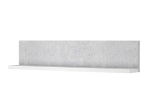 Prateleira de parede Austin G102 (Branco + Cimento)