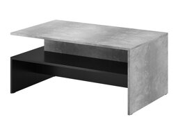 Klubska mizica Austin AS102 (Barva betona + Črna)