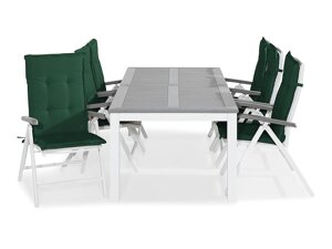 Conjunto de mesa e cadeiras Comfort Garden 1452 (Verde)