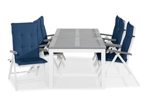 Conjunto de mesa e cadeiras Comfort Garden 1452 (Azul)