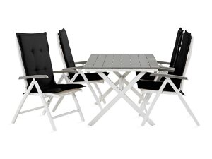 Conjunto de mesa y sillas Comfort Garden 1457 (Negro)