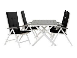 Laua ja toolide komplekt Comfort Garden 1457 (Must)