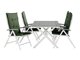 Asztal és szék garnitúra Comfort Garden 1457 (Zöld)