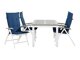 Conjunto de mesa e cadeiras Comfort Garden 1458 (Azul)