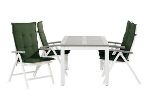 Asztal és szék garnitúra Comfort Garden 1458 (Zöld)