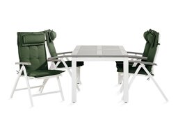 Asztal és szék garnitúra Comfort Garden 1459 (Zöld)