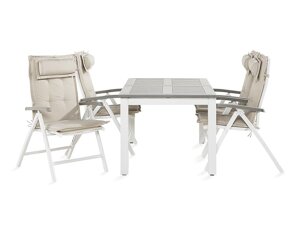 Conjunto de mesa e cadeiras Comfort Garden 1459 (Branco)