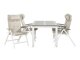 Conjunto de mesa y sillas Comfort Garden 1459 (Blanco)