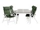 Conjunto de mesa e cadeiras Comfort Garden 1465 (Verde)
