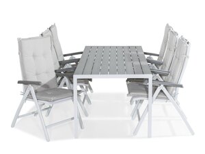 Conjunto de mesa e cadeiras Comfort Garden 1467 (Branco)