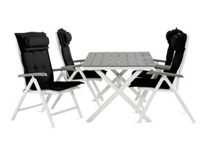 Conjunto de mesa y sillas Comfort Garden 1488 (Negro)
