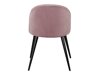 Καρέκλα Dallas 153 (Dusty pink + Μαύρο)