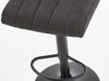 Cadeira de balcão Houston 970 (Cinzento escuro + Preto)