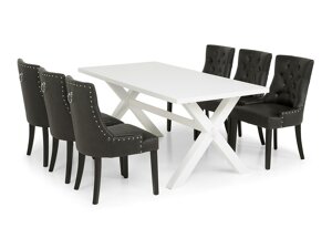 Conjunto de comedor Manor House 195 (Negro)