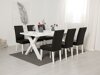 Маса и столове за трапезария Scandinavian Choice 675 (Черен + Бял)