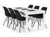 Маса и столове за трапезария Scandinavian Choice 809 (Черен)