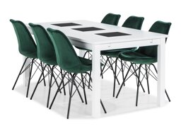 Маса и столове за трапезария Scandinavian Choice 809 (Зелен)