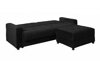 Καναπές κρεβάτι Mesa 208 (Μαύρο)