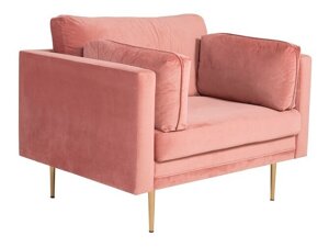 Fotelja Dallas 100 (Dusty ružičasta + Smeđa)