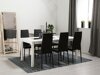 Маса и столове за трапезария Scandinavian Choice 653 (Черен)