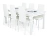 Маса и столове за трапезария Scandinavian Choice 653 (Бял)