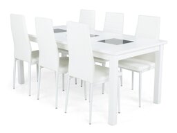 Set sala da pranzo Scandinavian Choice 653 (Bianco)