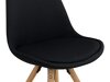 Καρέκλα Springfield 165 (Σκούρο γκρι + Καφέ)