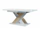 Asztal Goodyear 103 (Fényes fehér + Sonoma tölgy)