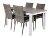 Asztal és szék garnitúra Dallas 2235 (Szürke + Sötétszürke)