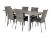 Σετ Τραπέζι και καρέκλες Dallas 2238 (Γκρι + Σκούρο γκρι)