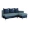 Ecksofa Akron 100 (Suedine 9 + Suedine 390)